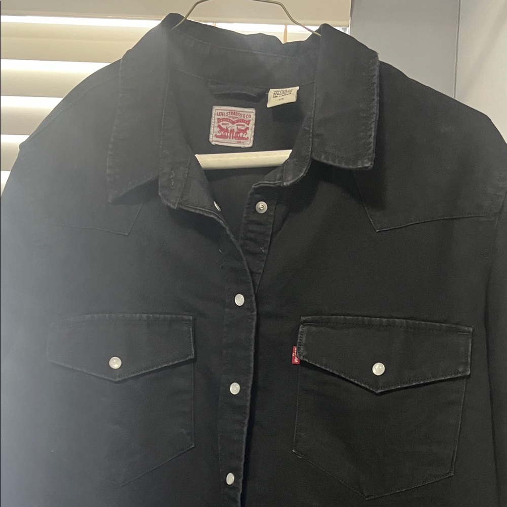 Levi's Jet Black Button-Up Shirt